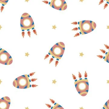 Seamless pattern. Vector background for children Иллюстрация