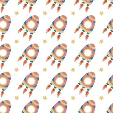 Seamless pattern. Vector background for children Иллюстрация