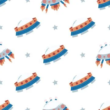 Seamless pattern. Vector background for children Illustrazione stock