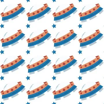 Seamless pattern. Vector background for children Illustrazione stock