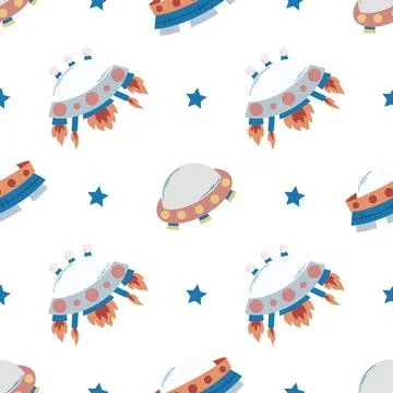 Seamless pattern. Vector background for children Illustrazione stock