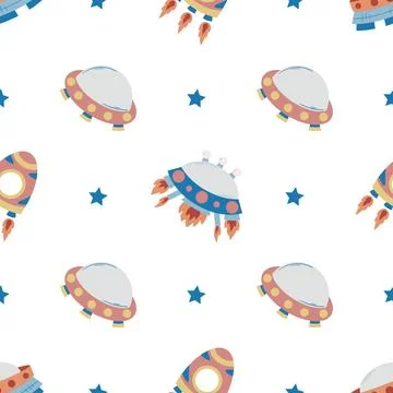 Seamless pattern. Vector background for children Illustrazione stock