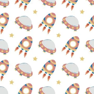 Seamless pattern. Vector background for children Illustrazione stock