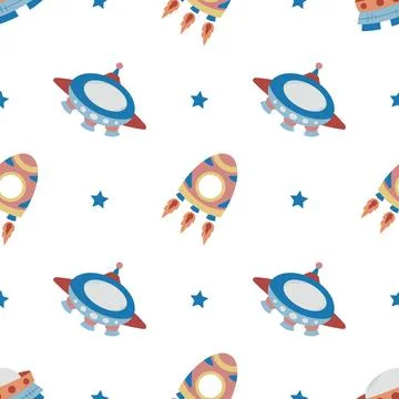 Seamless pattern. Vector background for children Illustrazione stock