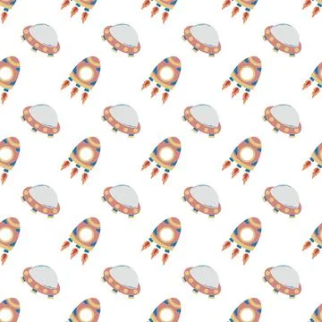 Seamless pattern. Vector background for children Illustrazione stock