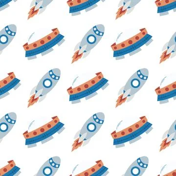 Seamless pattern. Vector background for children Illustrazione stock