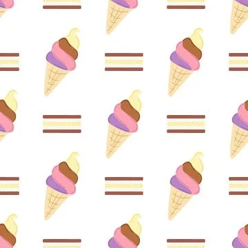 Seamless pattern. Vector background for children 스톡 일러스트