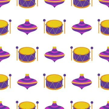 Seamless pattern. Vector background for children Illustrazione stock