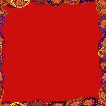 Seamless pattern. Vector Background seamless pattern with hand drawn Frame doodl Illustrazione stock