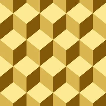 Seamless pattern vector cube art Illustrazione stock