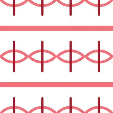 Seamless Pattern vector, geometrical texture ornament background Illustrazione stock