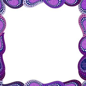 Seamless pattern. Vector. Hand drawn vector border frame doodles. Stock Illustration