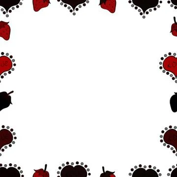 Seamless pattern. Vector illustration. Hand-drawn doodle frames.Illustration in Stock Illustration