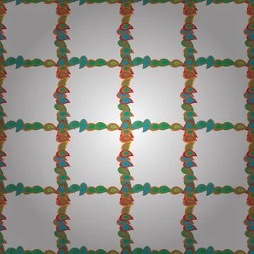 Seamless pattern. Vector illustration. Hand-drawn doodle frames.Illustration in 스톡 일러스트