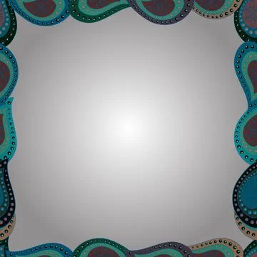 Seamless pattern. Vector illustration. Hand-drawn doodle frames.Illustration in Stock Illustration