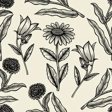 Seamless pattern vector illustration Illustrazione stock