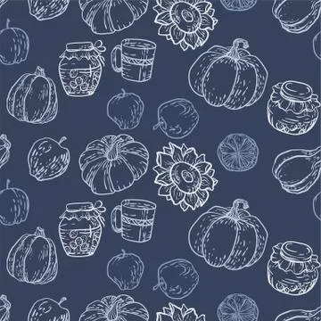 Seamless pattern in vector illustration Stock Illustration