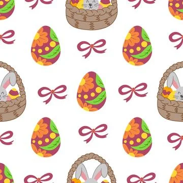 Seamless pattern. Vector illustration perfect for wrapping paper, textile, .. Stock Illustration