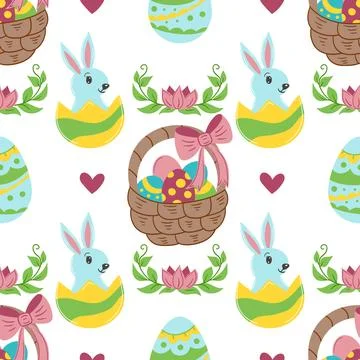 Seamless pattern. Vector illustration perfect for wrapping paper, textile, .. Stock Illustration