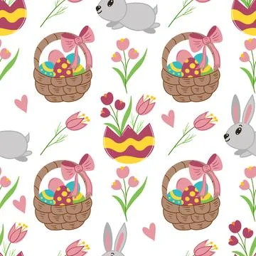 Seamless pattern. Vector illustration perfect for wrapping paper, textile, .. Stock Illustration