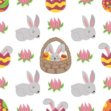 Seamless pattern. Vector illustration perfect for wrapping paper, textile, .. Stock Illustration