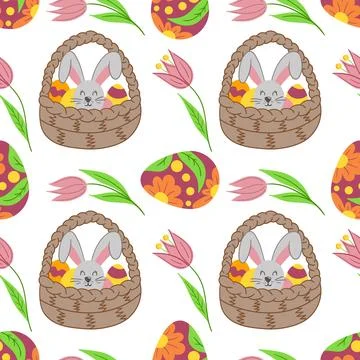 Seamless pattern. Vector illustration perfect for wrapping paper, textile, .. Stock Illustration