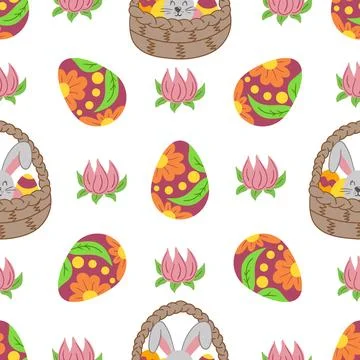 Seamless pattern. Vector illustration perfect for wrapping paper, textile, .. Stock Illustration