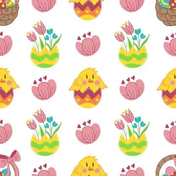 Seamless pattern. Vector illustration perfect for wrapping paper, textile, .. Stockillustratie