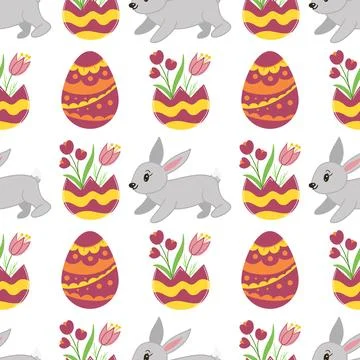 Seamless pattern. Vector illustration perfect for wrapping paper, textile, .. Stock Illustration