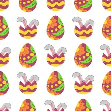 Seamless pattern. Vector illustration perfect for wrapping paper, textile, .. Stock Illustration