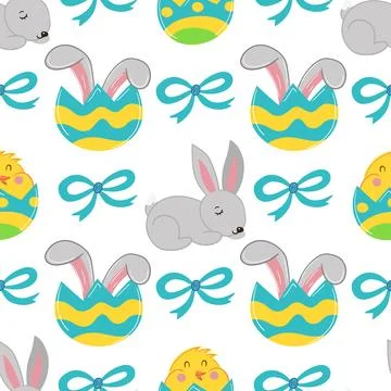Seamless pattern. Vector illustration perfect for wrapping paper, textile, .. Stock Illustration