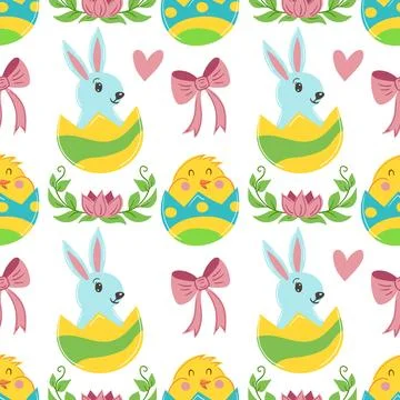 Seamless pattern. Vector illustration perfect for wrapping paper, textile, .. Stock Illustration