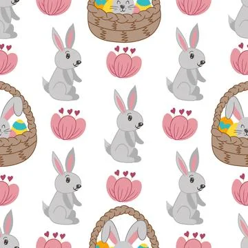 Seamless pattern. Vector illustration perfect for wrapping paper, textile, .. Stock Illustration