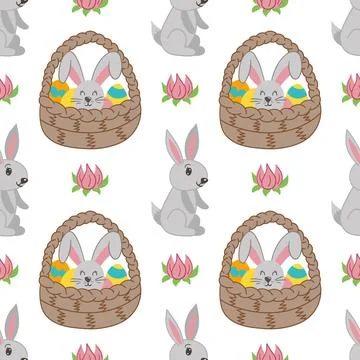 Seamless pattern. Vector illustration perfect for wrapping paper, textile, .. Stock Illustration