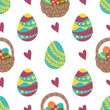 Seamless pattern. Vector illustration perfect for wrapping paper, textile, .. Stock Illustration