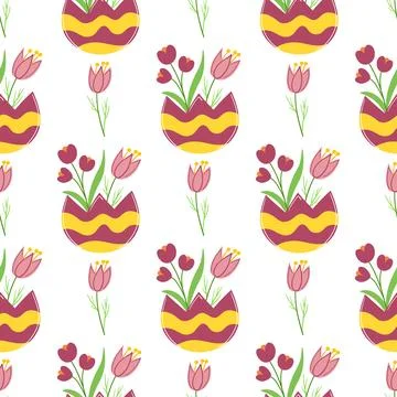 Seamless pattern. Vector illustration perfect for wrapping paper, textile, .. 库存插图