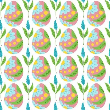 Seamless pattern. Vector illustration perfect for wrapping paper, textile, .. Stock Illustration