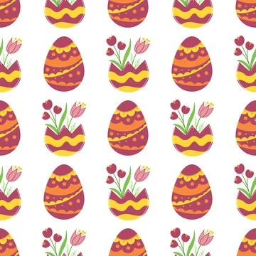 Seamless pattern. Vector illustration perfect for wrapping paper, textile, .. Stock Illustration