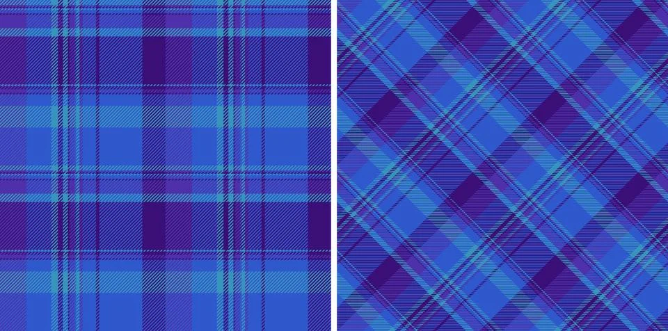 Seamless pattern vector of plaid tartan textile with a fabric background ch.. Illustrazione stock
