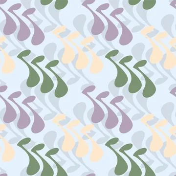 Seamless pattern with vector repeat elements イラスト素材