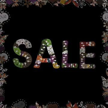 Seamless pattern. Vector. Special Offer Sale Paper Tag, Banner, Poster or Flyer イラスト素材