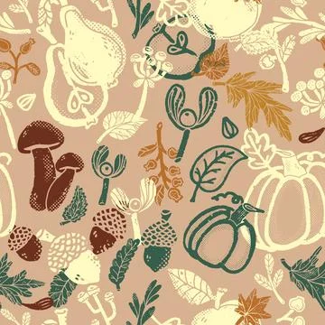 Seamless pattern with vegetables.. 스톡 일러스트