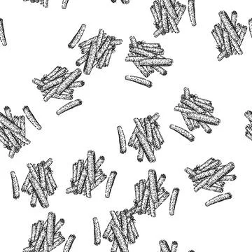 Seamless pattern vegetarian geen beans sketch hand drawn イラスト素材