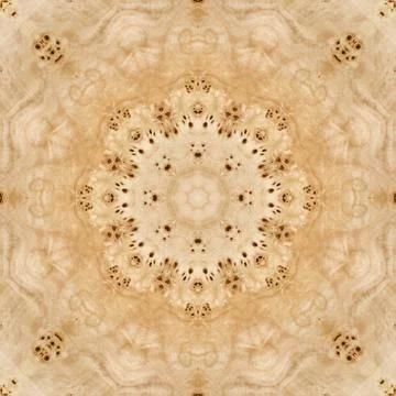 Seamless pattern, veneer poplar root Stock Illustration