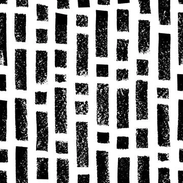 Seamless pattern with vertical black short lines Stock Illustration