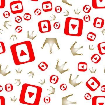 Seamless pattern video Stock Illustration