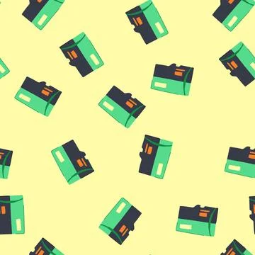 Seamless pattern videos microsd card cartoon vector Stock Illustration