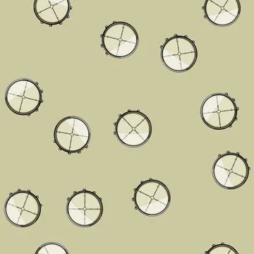 Seamless pattern view scope sniper cartoon vector 스톡 일러스트