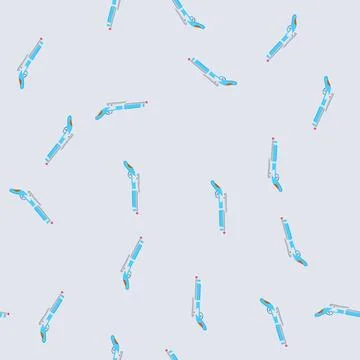 Seamless pattern vintage cap gun toy cartoon vector Stock Illustration