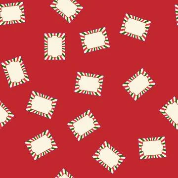 Seamless pattern Vintage circus frame template with radial stripes 库存插图